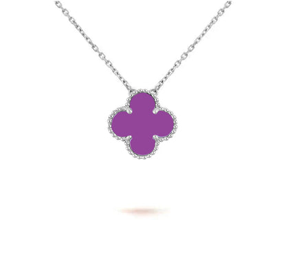 [Gaonasi]CLOVER 15MM NECKLACE SILVER COLLECTION