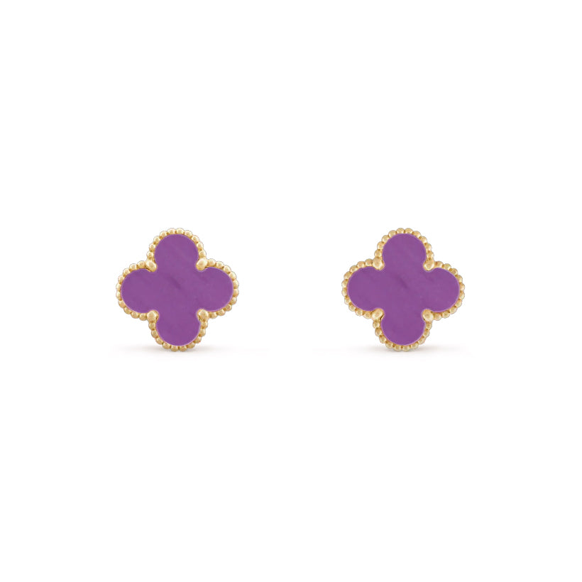 [Gaonasi]CLOVER 15MM EARRINGS COLLECTION