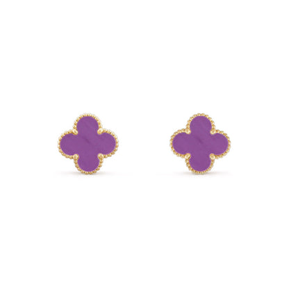 [Gaonasi]CLOVER 15MM EARRINGS COLLECTION