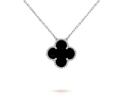 [Gaonasi]CLOVER 15MM NECKLACE SILVER COLLECTION