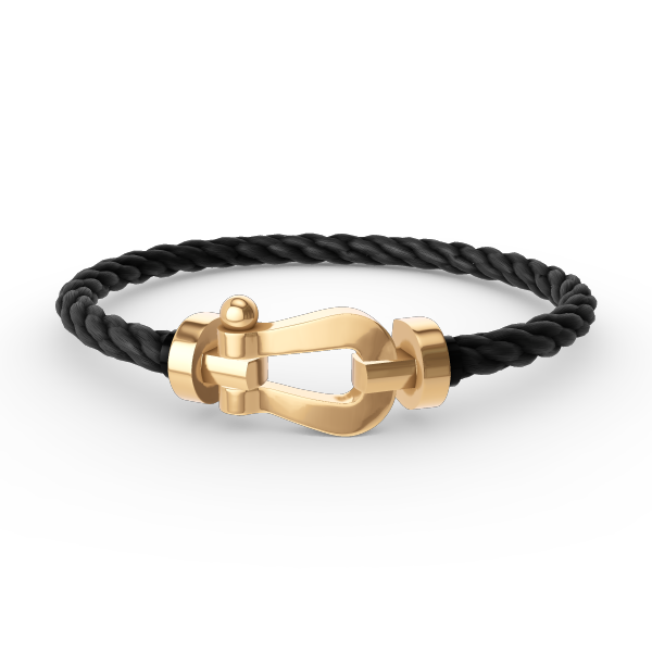 [Gaonasi]FORCE LARGE HORSESHOE NO DIAMOND BRACELET GOLD
