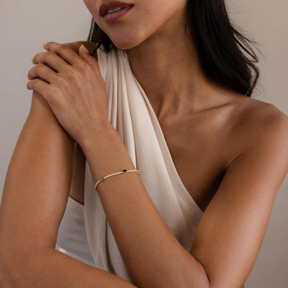 Diamond Birthstone Tennis Bracelet