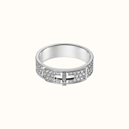 [Gaonasi]KELLY SILVER DIAMOND RING