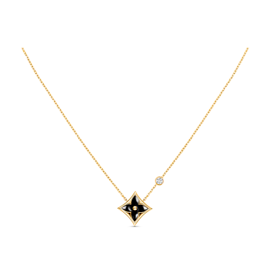 [Gaonasi]STAR BLACK MOP NECKLACE