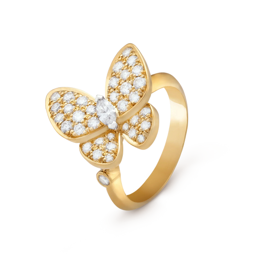 [Gaonasi]BUTTERFLY DIAMOND RING