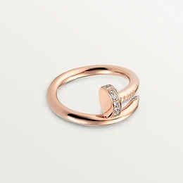 [Gaonasi]JUSTE RING 2.65MM PINK GOLD DIAMOND