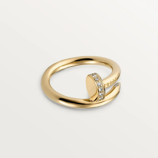 [Gaonasi]JUSTE RING 2.65MM GOLD DIAMOND